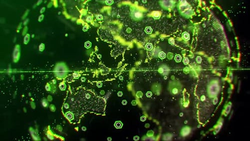 Plano de fundo do Global News Green Forecast Opener