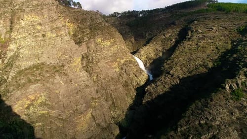 Nature Scene with Waterfall