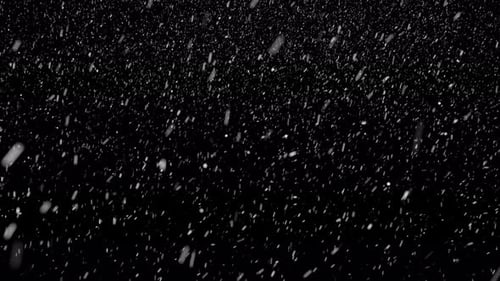 Realistic Falling Snow Particles Overlay Effect