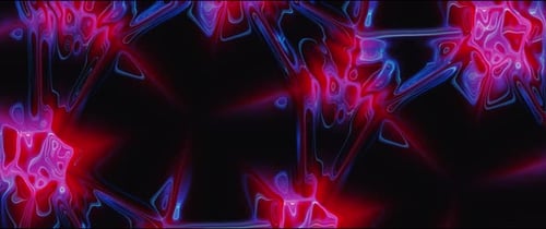 Abstract Neon Fluid Organic Background Loop