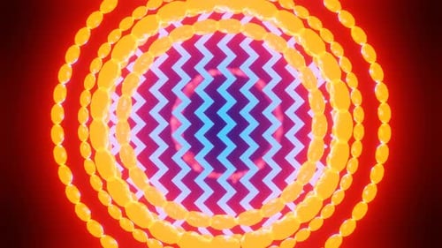 Abstrakter Kreis und verschiedene Formen in Infinity L