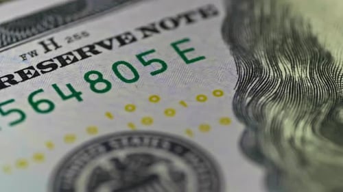 Close Up of US One Hundred Dollar Bill