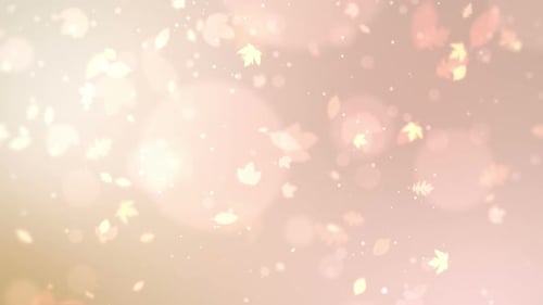 Autumn Leaf Romantic Background