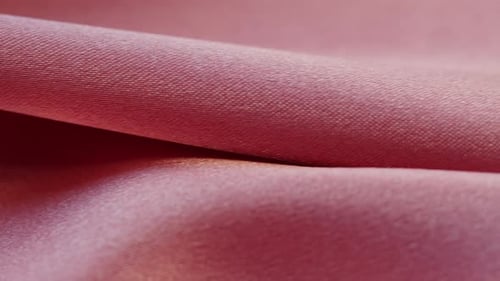 Pink Fabric Closeup Satin Luxury Cloth Texture Background