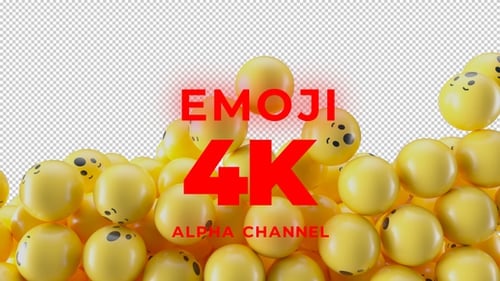 Animated Falling 3D Spheres and Bowling Balls