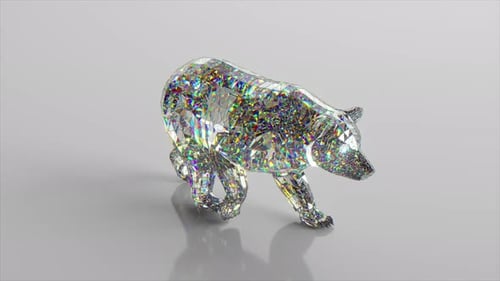 Diamond Bear is Walking