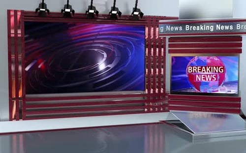 Breaking News Virtual Studio