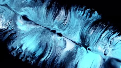 Blau und Weiß Kreative abstrakte Acryl-Tapete Textur Acrylmalerei auf Leinwand