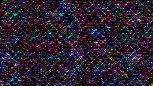 Seamless Loop of Abstract Glitch Light Shimmer
