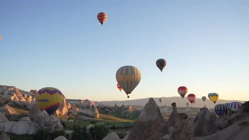 The Cappadocia region of Turkey is the most popular location in the world for hot air ballooning.