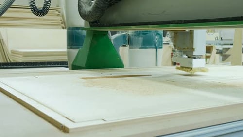 Milling of Shaped Parts on a Modern CNC Woodworking Machine