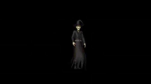 Hexentanz 3 — Halloween-Konzept, Animation