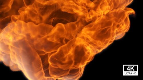 Dynamic Realistic Fire Explosion Visual Effect