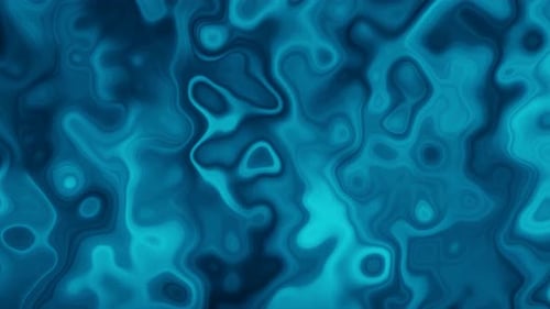 Abstract Blue Fluid Liquid Waves Flowing Background