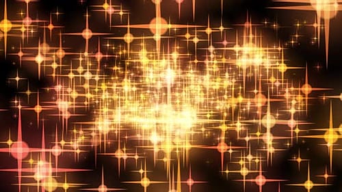 Golden Shimmering Sparkling Glitter Background Animation