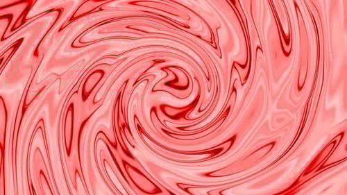 Abstract Fluid Red Swirl Motion Background Loop
