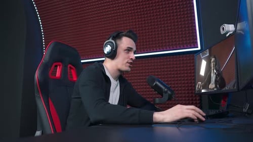Man in Gaming Chair Streaming Online