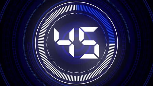 60 Sekunden Countdown