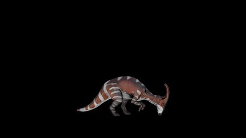 Dinosaur Parasaurolophus Manger