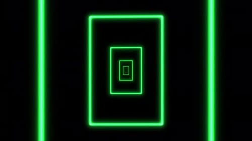 Konzept 23-N1 Unendlicher abstrakter Neon-dynamischer