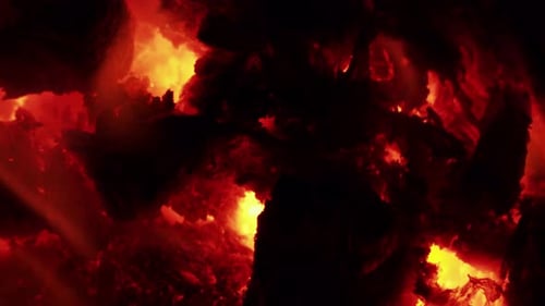 Wood And Coal Fire Magma Colors 3