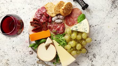 Assortment of Spanish Tapas or Italian Antipasti