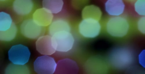Colorful Abstract Bokeh Lights Background Loop