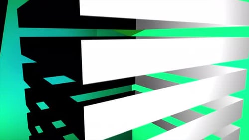 Abstract Rotating 3D Cube Loop