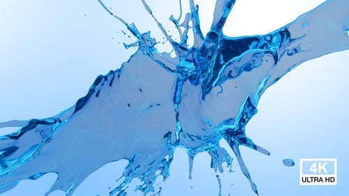 Dynamic Water Splash Effect with Alpha Channel