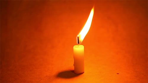 Kerzenlicht mit Flamme 5