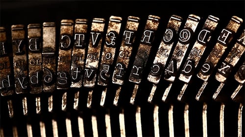 Máquina de escribir vintage 2