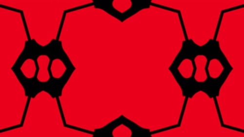 Abstrakte rote geometrische nahtlose Hintergrundmuster