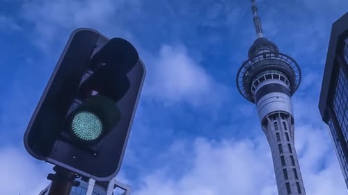 Auckland Sky Tower timelapse