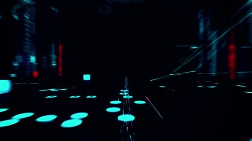 Futuristic Digital Technology Corporate Presentation Opener