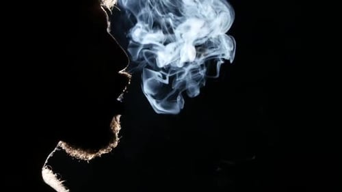cigarette under a blacklight In Glowing Colors: Seeing the Spread of Drug Particles in Forensic Lab Printed using fluorescent inks USB CIGARETTE MACHINE New
