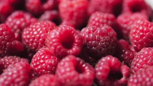 Fond de framboise frais et juteux, mû