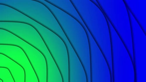 Blue Colorful Gradient Smooth Wavy Background