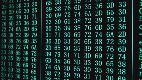 Code du programme sur l'écran du PC