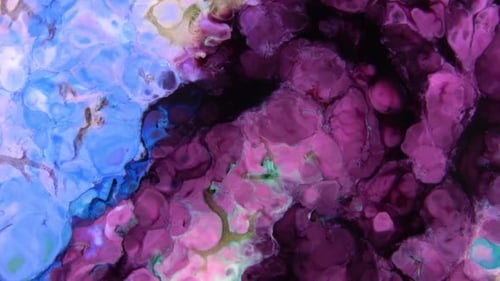 Psychedelic Cosmos Galaxy Paint Texture Background