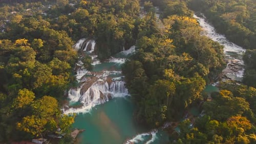 Agua Azul Waterfalls in Chiapas Mexico