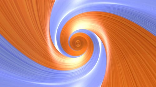 Light Blue and Orange Loopable Tunnel Flag