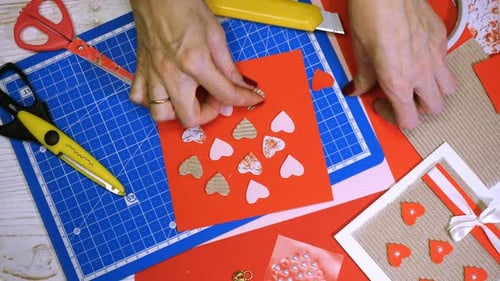 Handmade Valentine's Card DIY Paper Craft