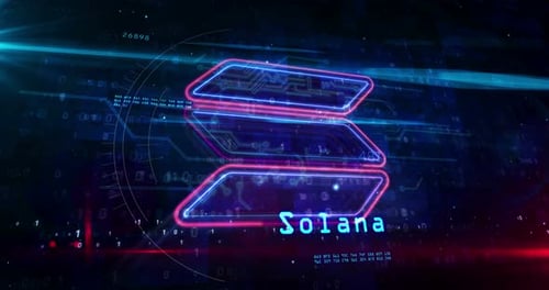 Futuristic Neon Technology Logo Reveal Opener