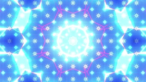 4K Patterned Blinking Vj Loop 4