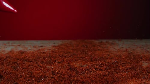 Peppers falling bouncing in ultra slow mo 1500fps - reflect surface - BOUNCING PEPPERS PHANTOM 014