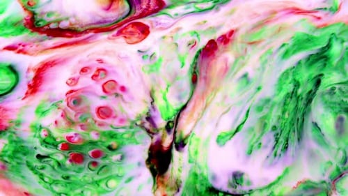 Vibrant Abstract Paint Swirls in Motion