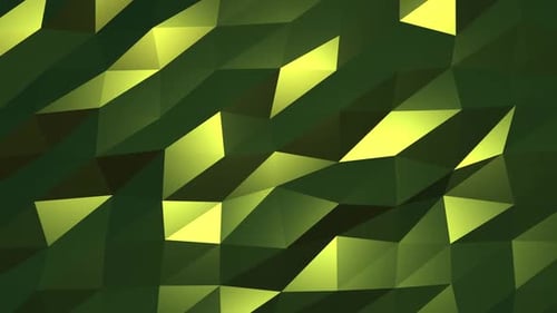 Dunkelgrün leuchtende Formen Hintergrund