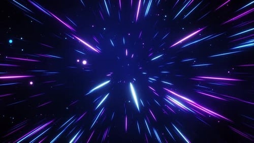 Hyperspace Jump in Outer Space
