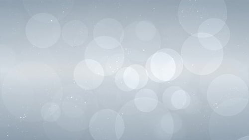 Clean Bokeh With Particles Background Loop