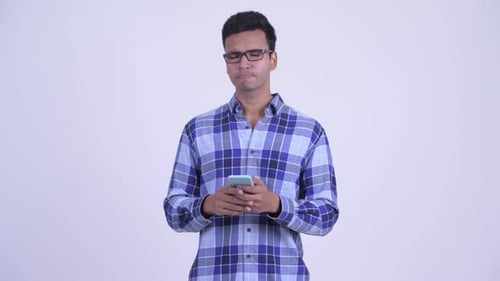 Young Adult Using Phone